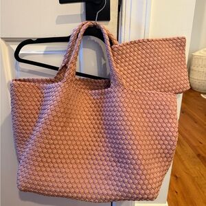 Naghedi Braided Tote in Blush